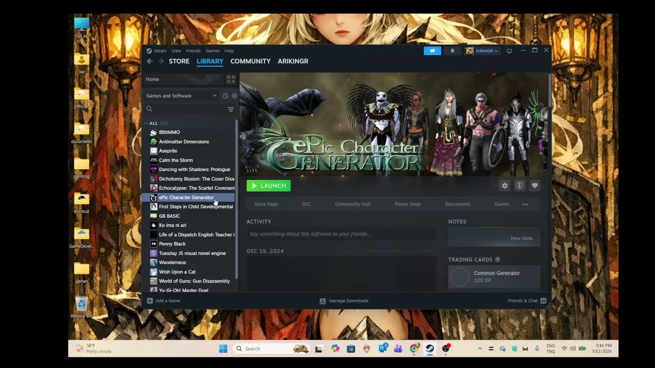 Steam Library Showcase