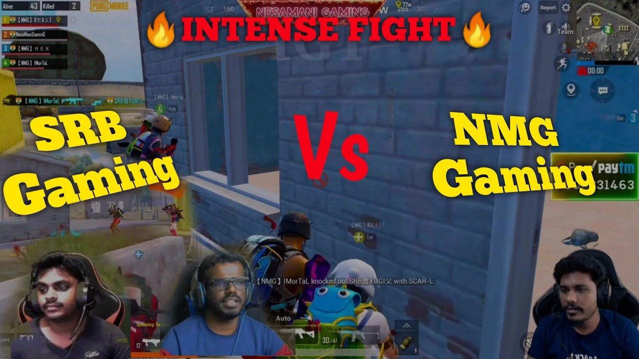NMG Vs SRB | NESAMANI GAMING Vs PASSION OF GAMING And 90s GAMER 😱 INTENSE FIGHT🔥 | IGT