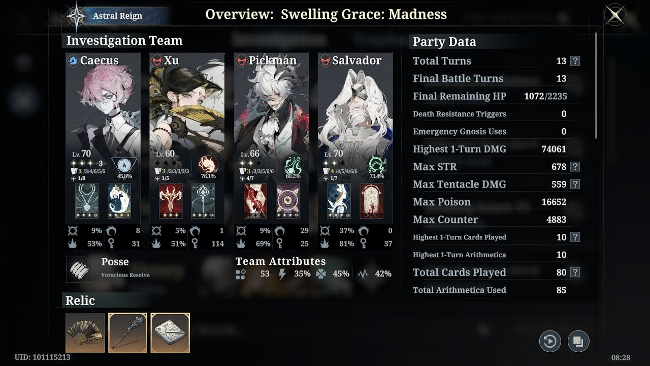 Morimens | Swelling Grace: Madness | Random Salvador comp