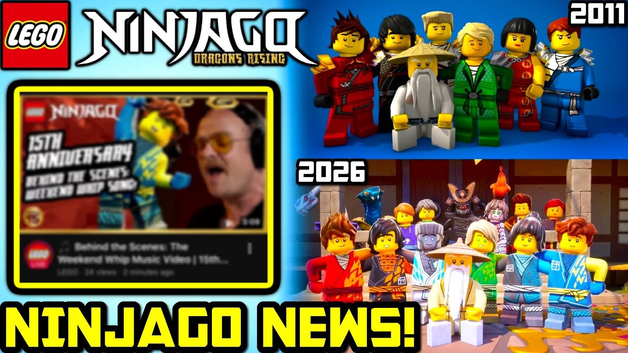 Фанаты Ninjago сейчас ТАК счастливы! 💙 Множество отличных новостей о Ninjago и Dragons Rising!