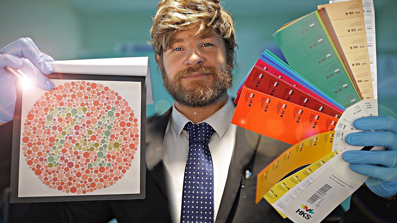 [ASMR] Nicest Doctor Eye Colour Deficiency Test
