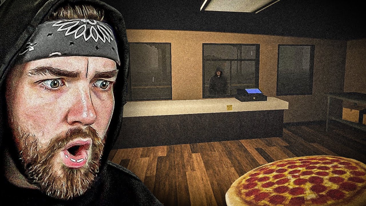 WORKING THE NIGHT SHIFT AT A PIZZA SHOP...