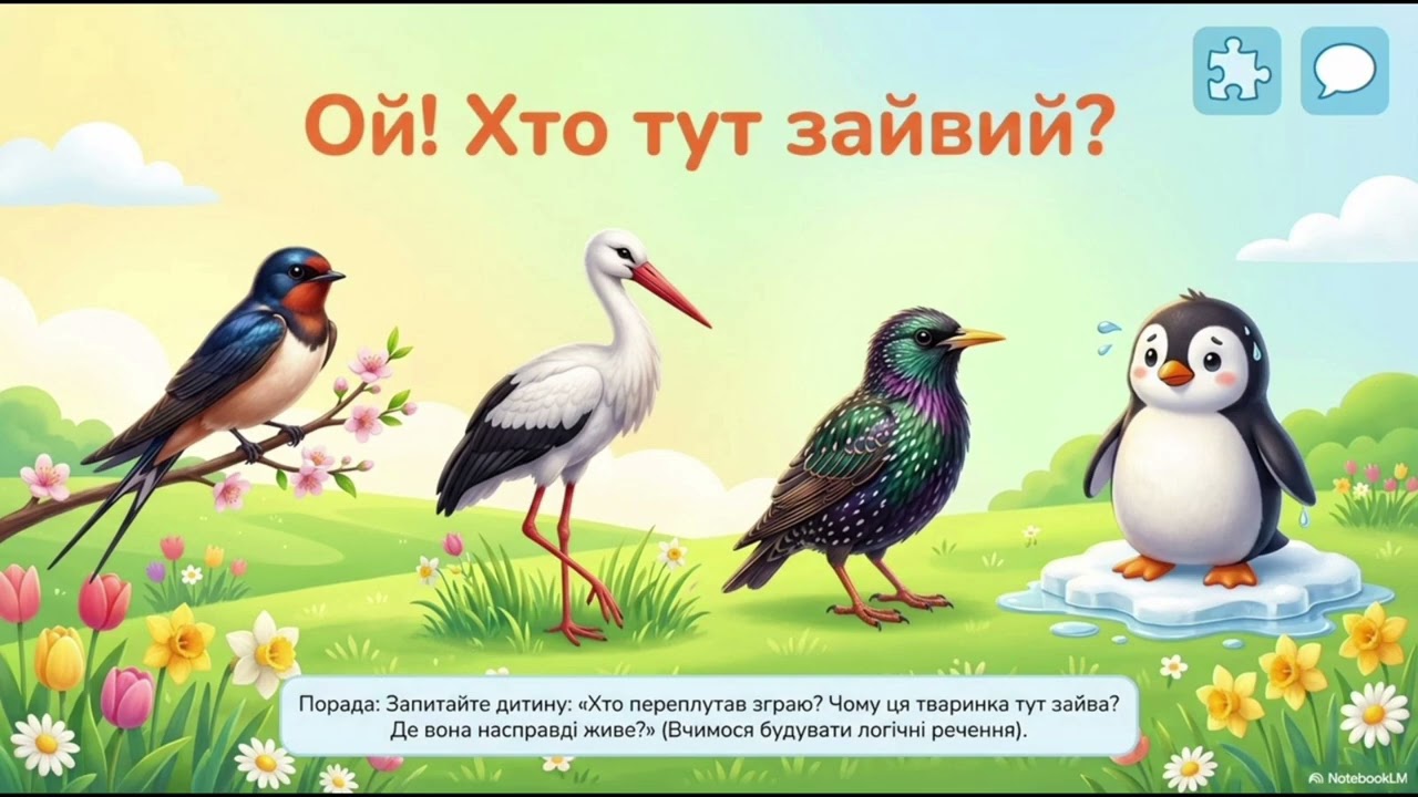 Весняні гості повертаються. Пізнавально-розважальне відео 