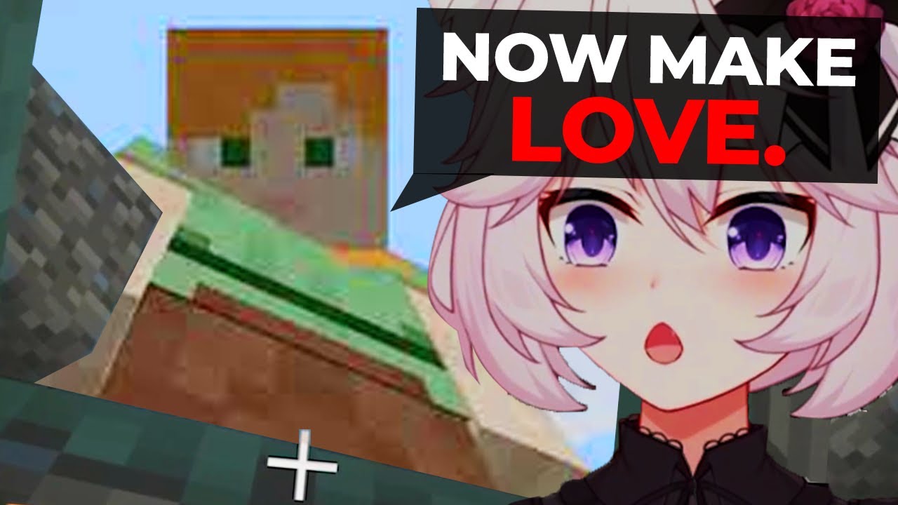 This is what happens when VTubers play Minecraft