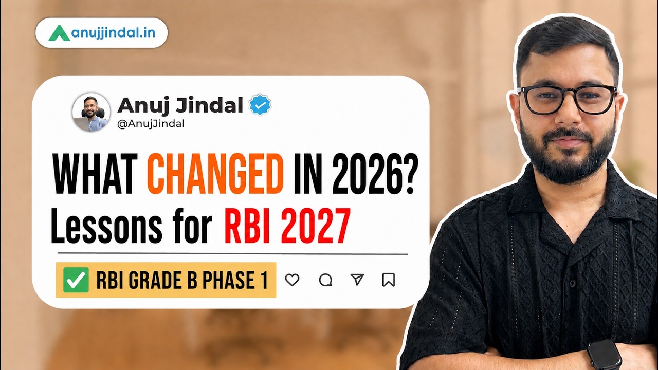What Changed in RBI Grade B Phase 1 in 2026 &mdash; 2027 Aspirants Note│ RBI Grade B Phase 1 2026 Analysis