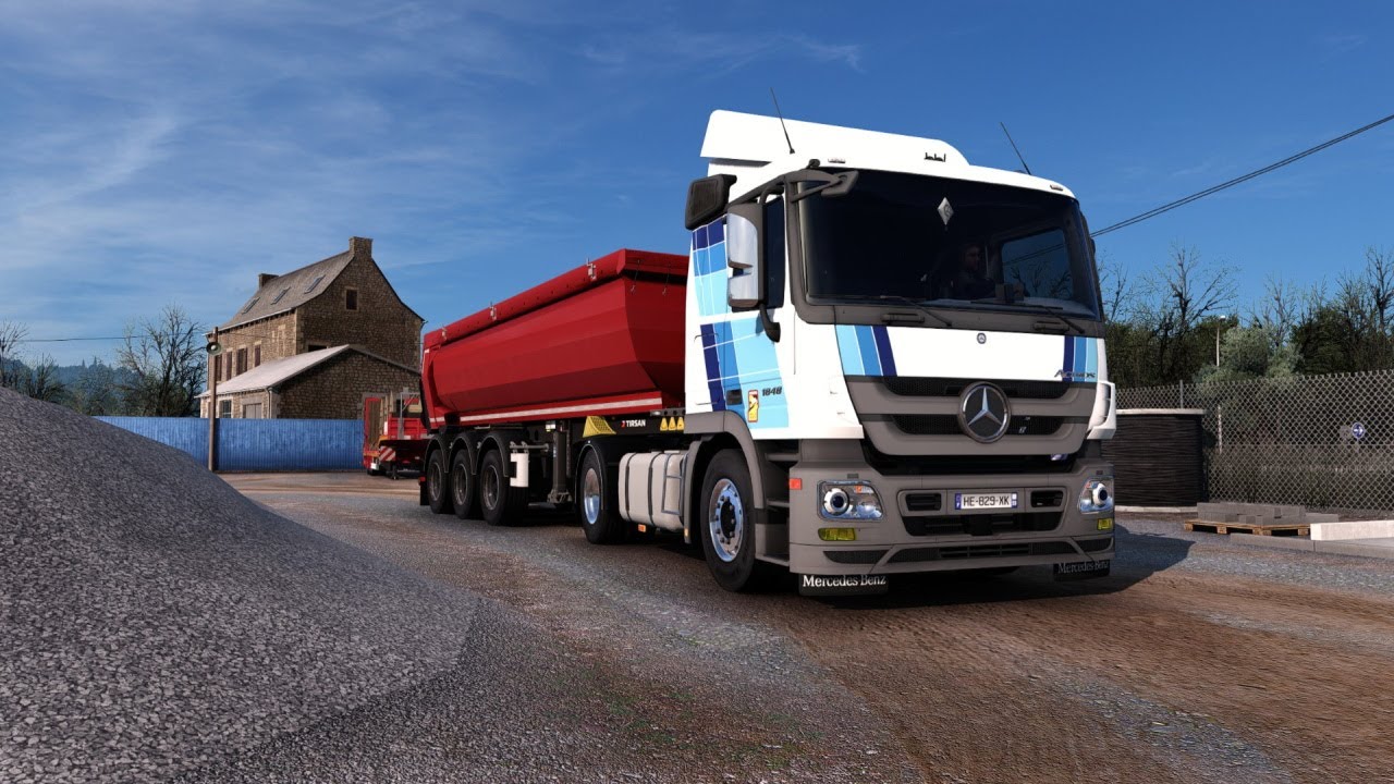 🚛 [ ETS 2 1.57 ]  Mercedes MP3 -  Actros MP3 440 OM501 Sound Pack Max2712 😉