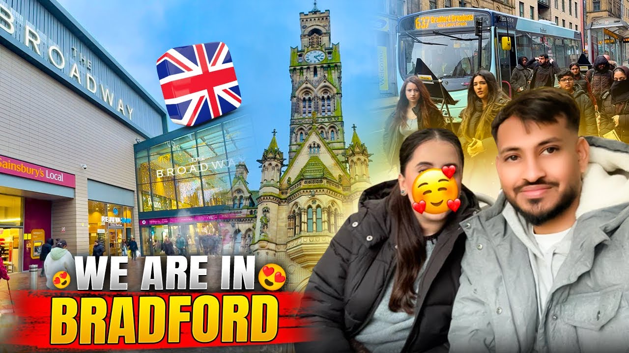 Exploring Bradford with my wife🥰|| Mini Pakistan 🇵🇰 in Uk 🇬🇧