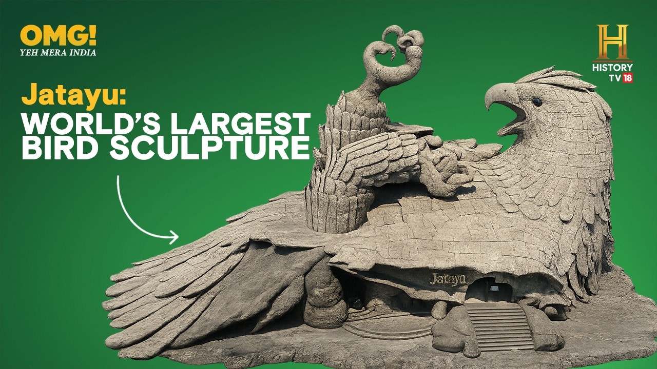 This Jatayu sculpture in Kerala is as big as his legend! #OMGIndia S05E10 Story 1