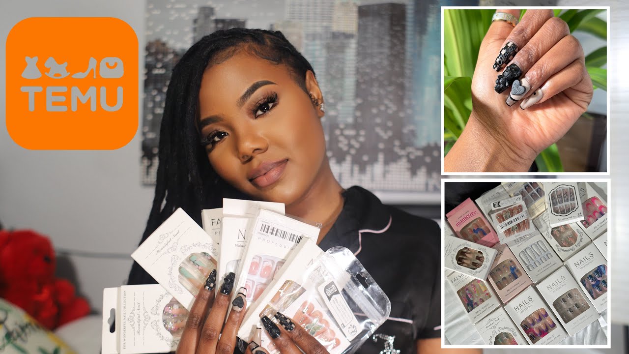 Huge Temu Press On Nails Haul 💅Salon Quality Nails!