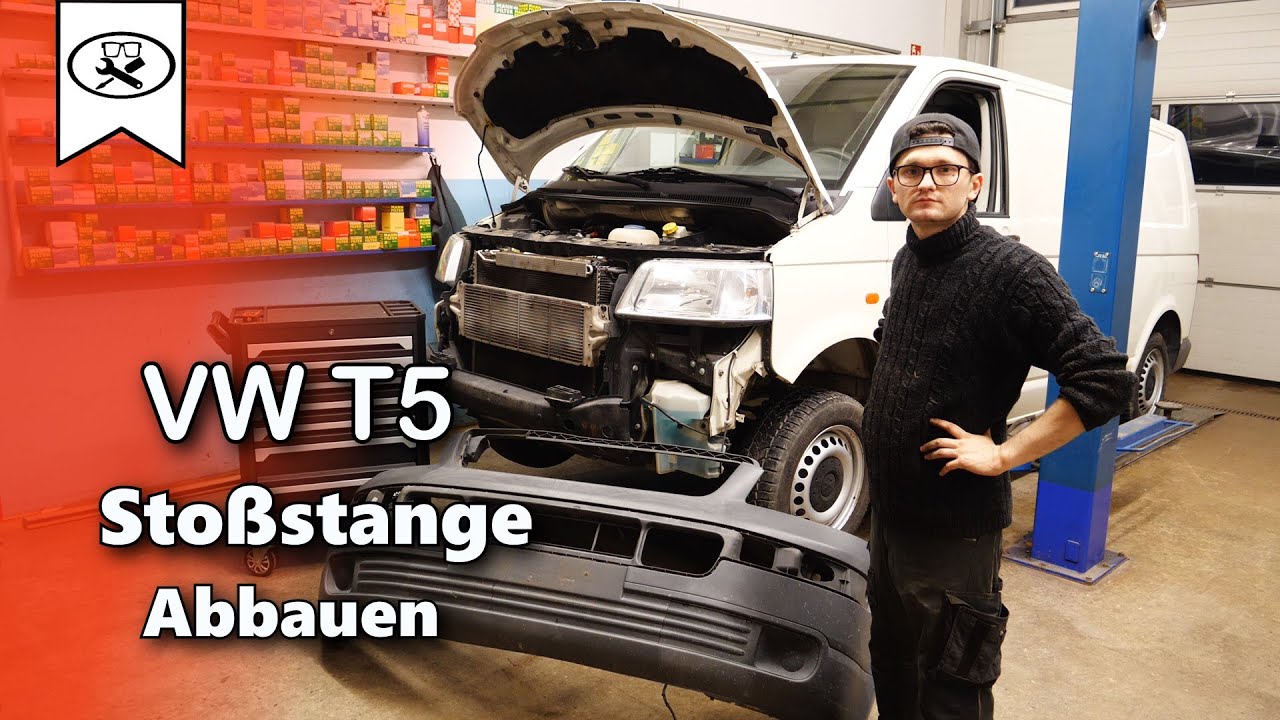 VW T5 Sto&szlig;stange vorne Ausbauen BJ 2006 | VW T5 bumper Removing the | VitjaWolf | Tutorial | HD |