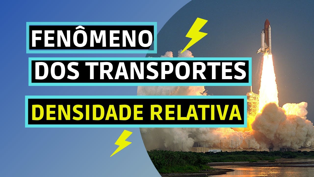 Fen&ocirc;meno dos transportes - densidade relativa  -