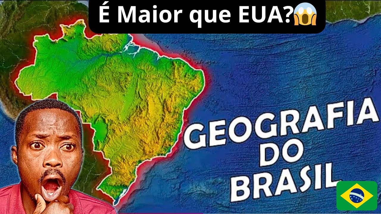 Africano Reage 10 FACTOS DA GEOGRAFIA DO BRASIL 🇧🇷 #brasil 
