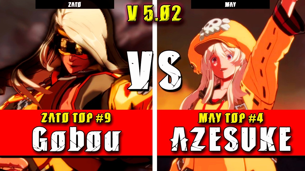 GGST | Gobou (Zato) VS AZESUKE (May) | Guilty Gear Strive High level gameplay