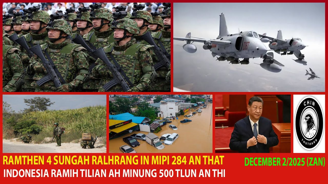 December 2 Zan - Falam Pengah Ralhrang 6 An Thianfai. Ramthen Pa4 Sungah Ralhrang In Mipi 284 An.