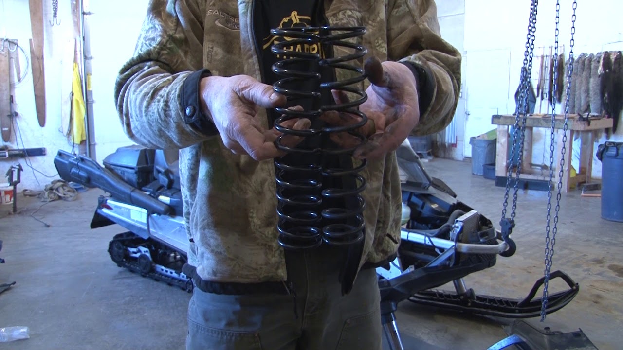 Replacing stock Skandic Skidoo pogo stick Springs with Revel Springs