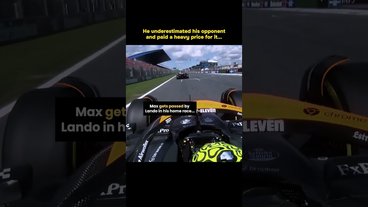 Lando Norris begins battle with Max Verstappen in F1