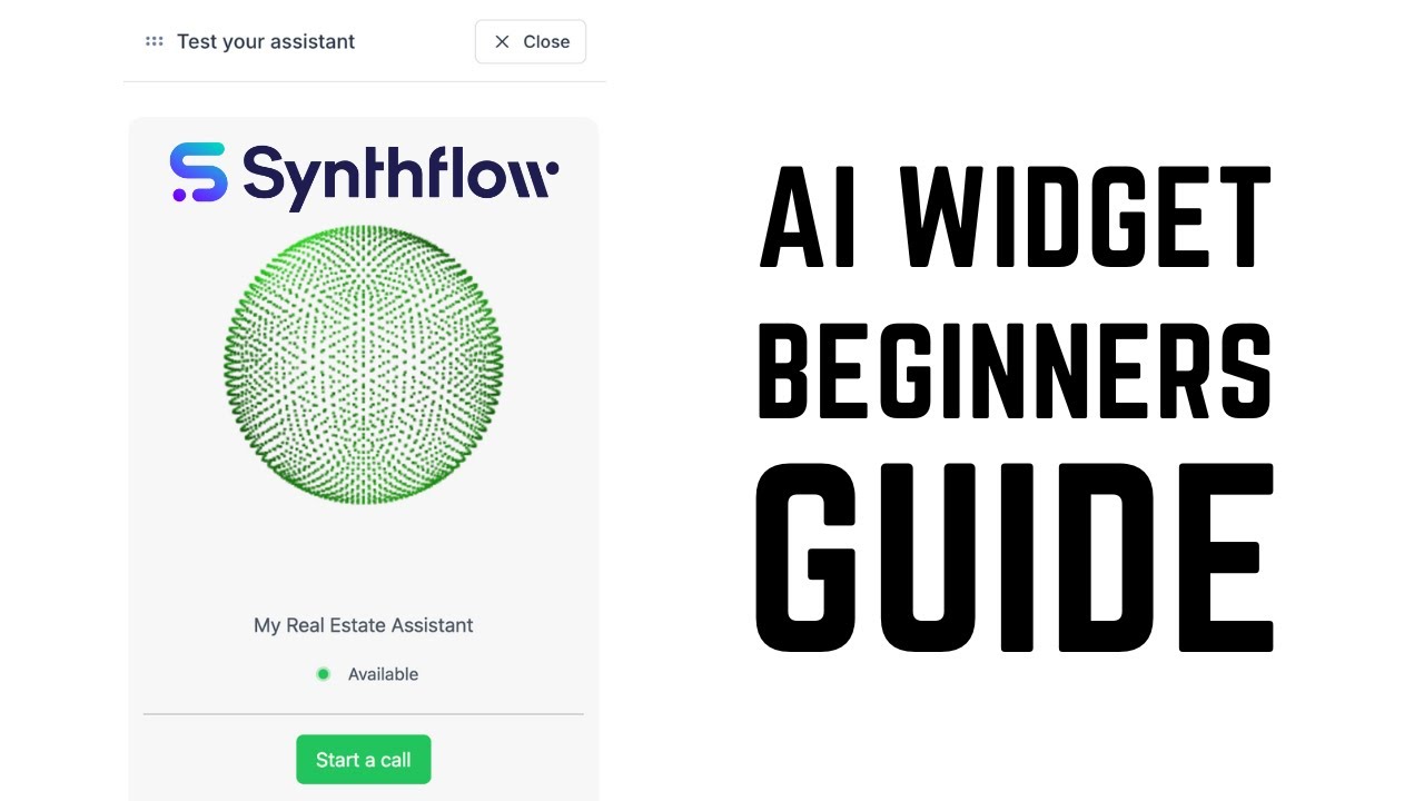 Виджет Synthflow AI &mdash; полное руководство для начинающих