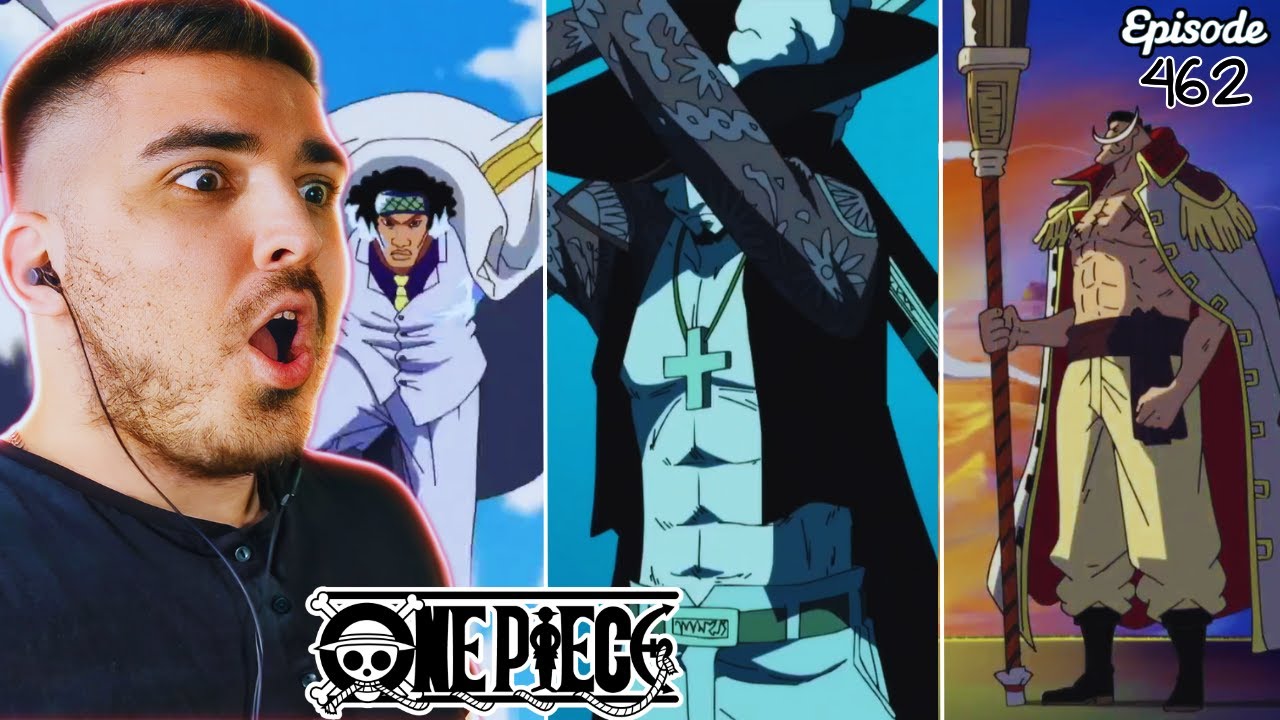 AOKIJI & MIHAWK Vs WHITEBEARD?! One Piece Episode 462 REACTION!