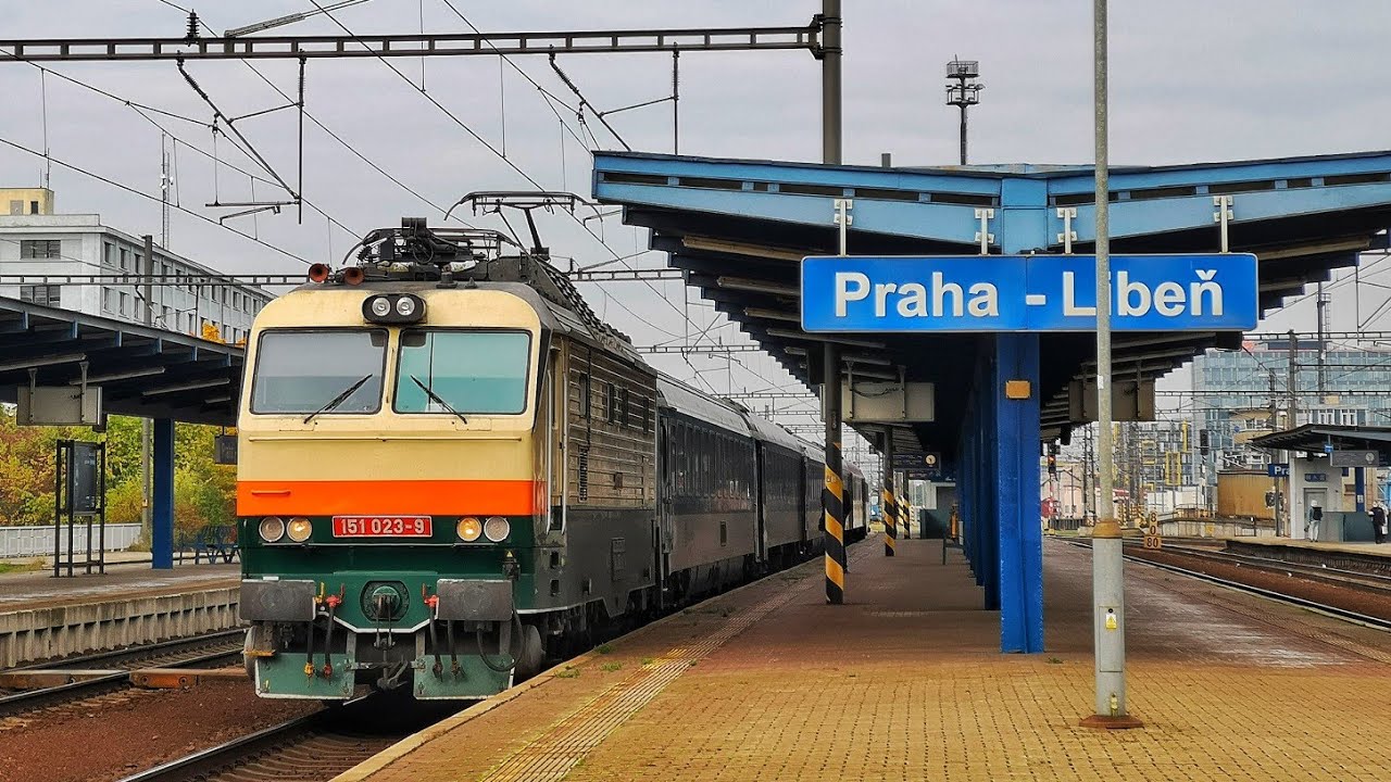 Vlaky/ Trains Praha-Libeň 19.10.2020