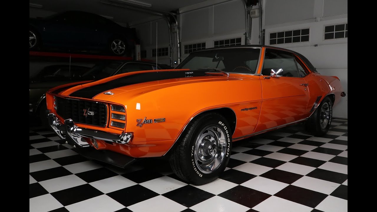 1969 Chevrolet Camaro Z28 RS Hugger Orange // SOLD
