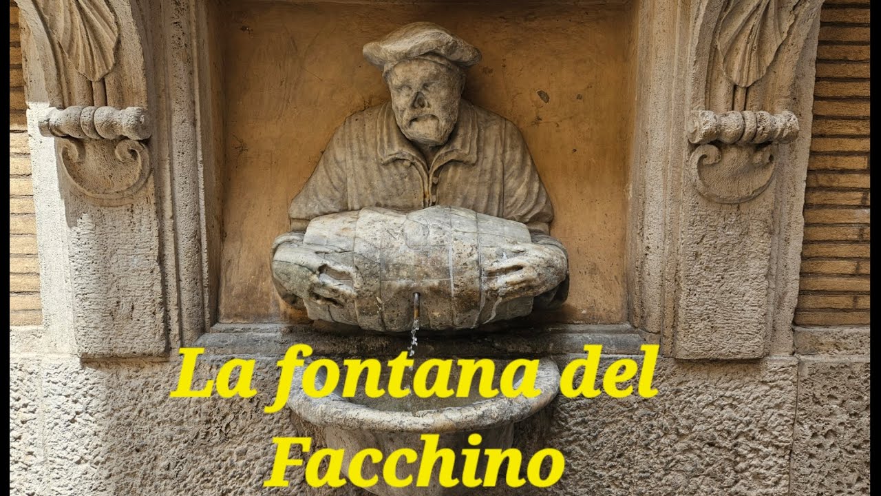 La fontana del facchino in via Lata