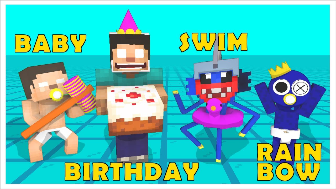THE BEST OF HUGGY - MINECRAFT ANIMATION