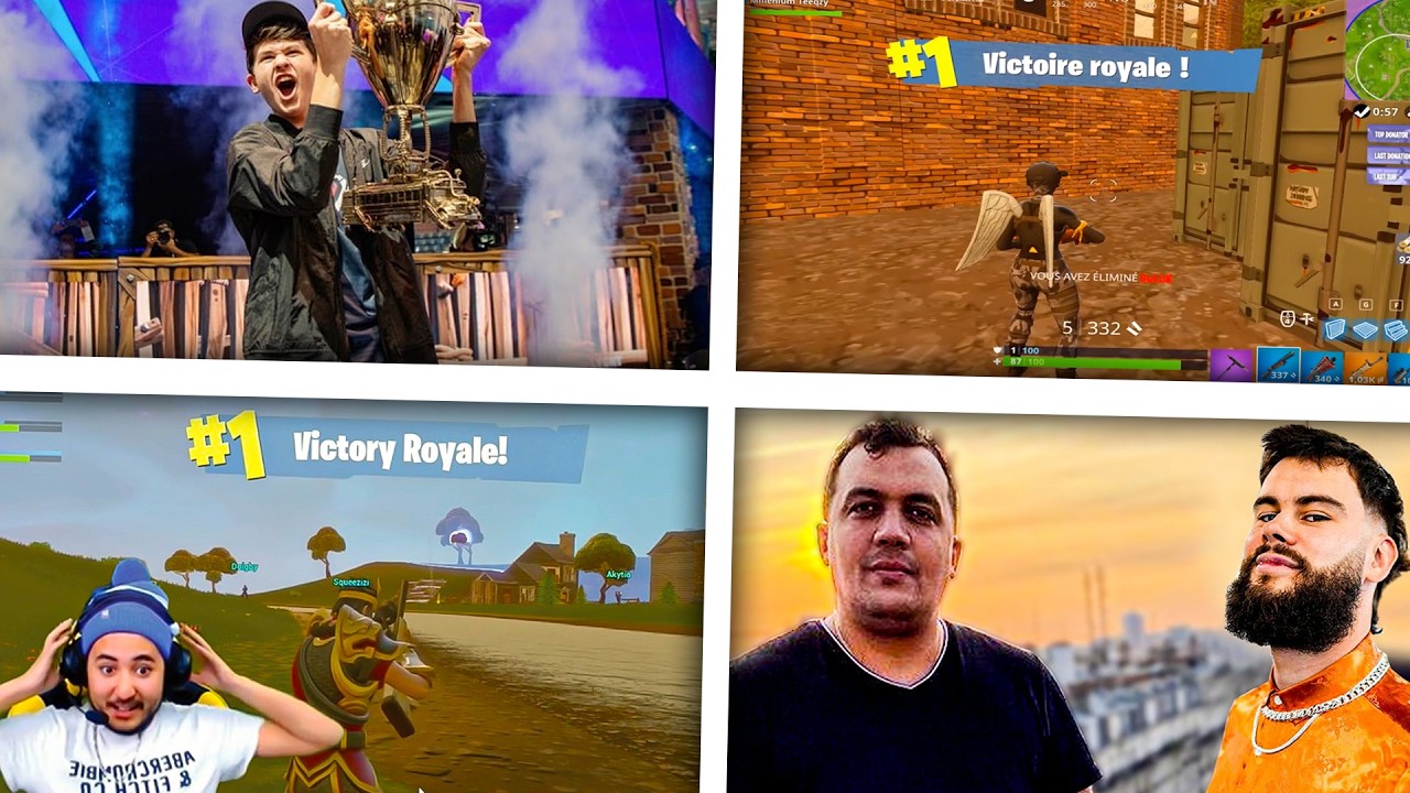 Les MOMENTS les PLUS LÉGENDAIRES du CHAPITRE 1 de FORTNITE 😍