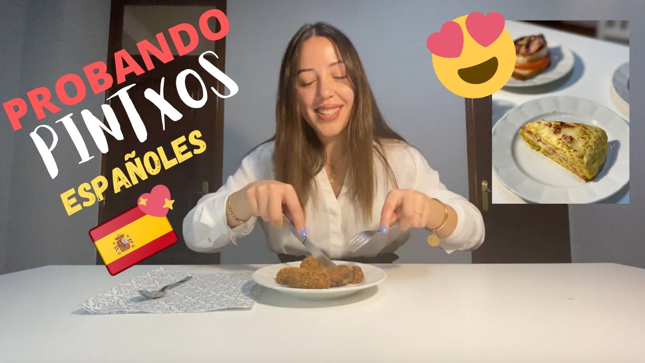 PROBANDO PINTXOS ESPAÑOLES EN PAMPLONA!!!