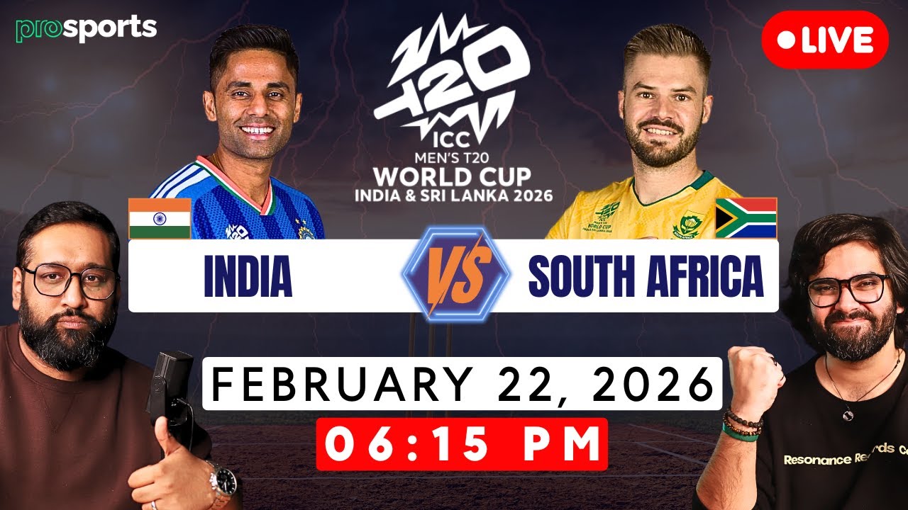 🔴LIVE India vs South Africa! | Super 8s Clash | T20 World Cup Live