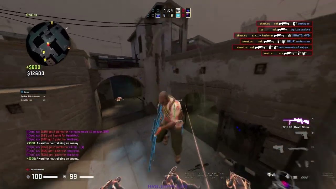 hvh highlights ft. neverlose.cc x exscord, chimera & medusa
