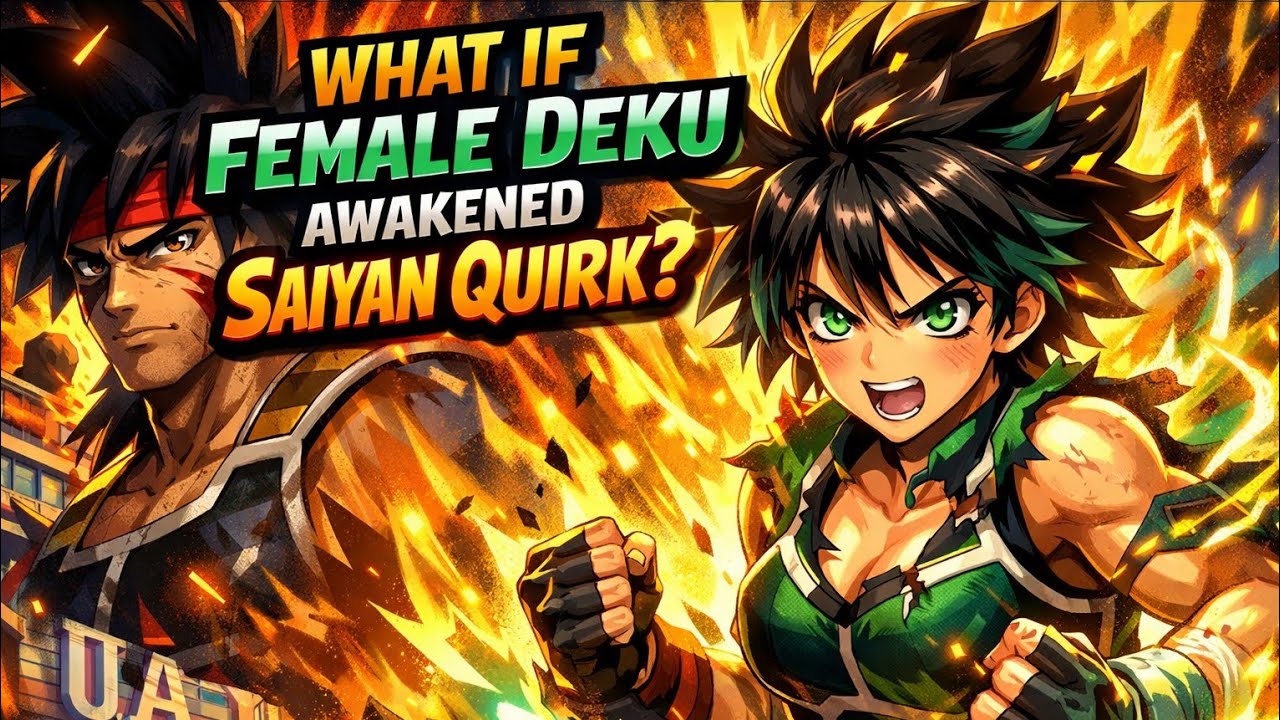 What if Female Deku Awakened Saiyan Quirk?