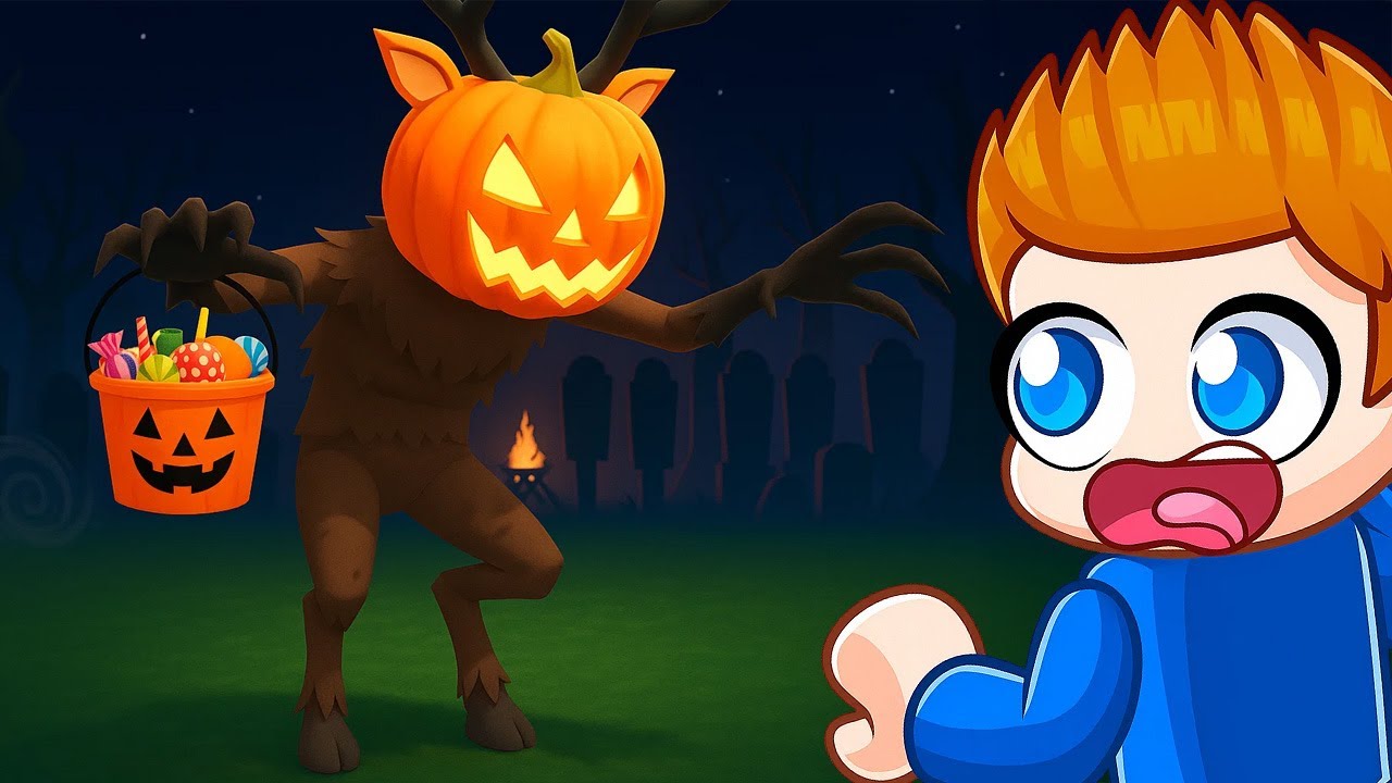 NOWY HALLOWEEN JELEŃ w PRZETRWAJ 100 NOCY 🌙 w LESIE w Roblox!