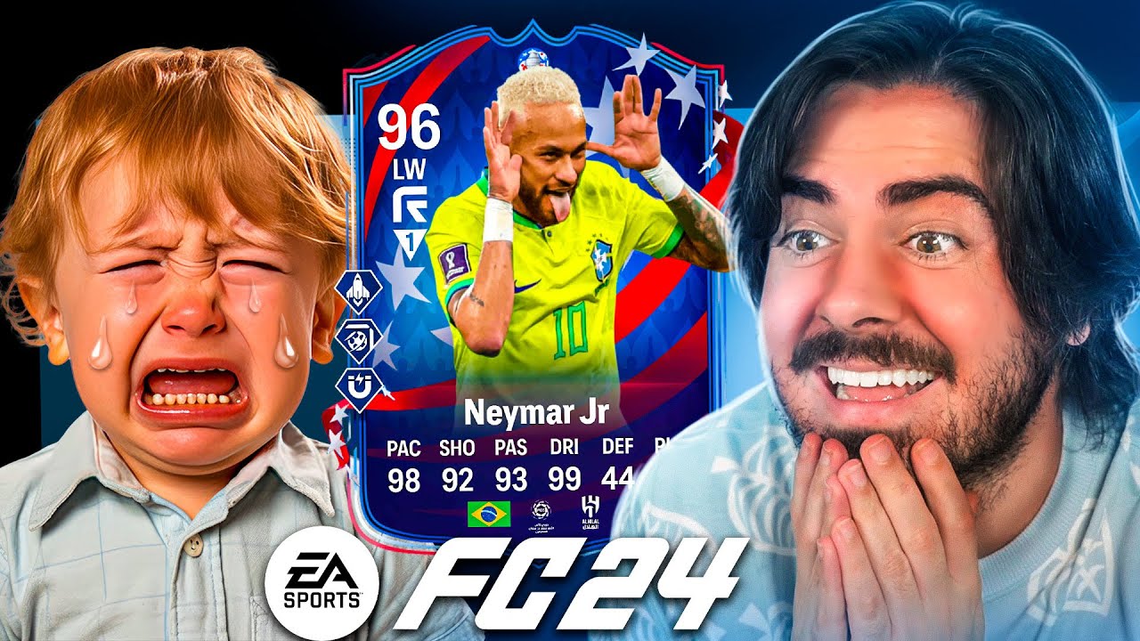 ENFRENTEI UM ADVERSÁRIO PROVOCADOR E FIZ ELE CHORAR! FUT DRAFT - FC 24
