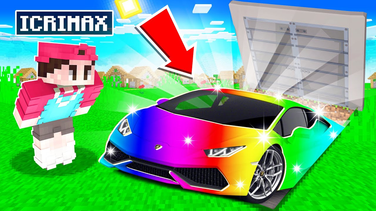 Ich FINDE den REGENBOGEN LAMBO in Minecraft! (extrem selten)