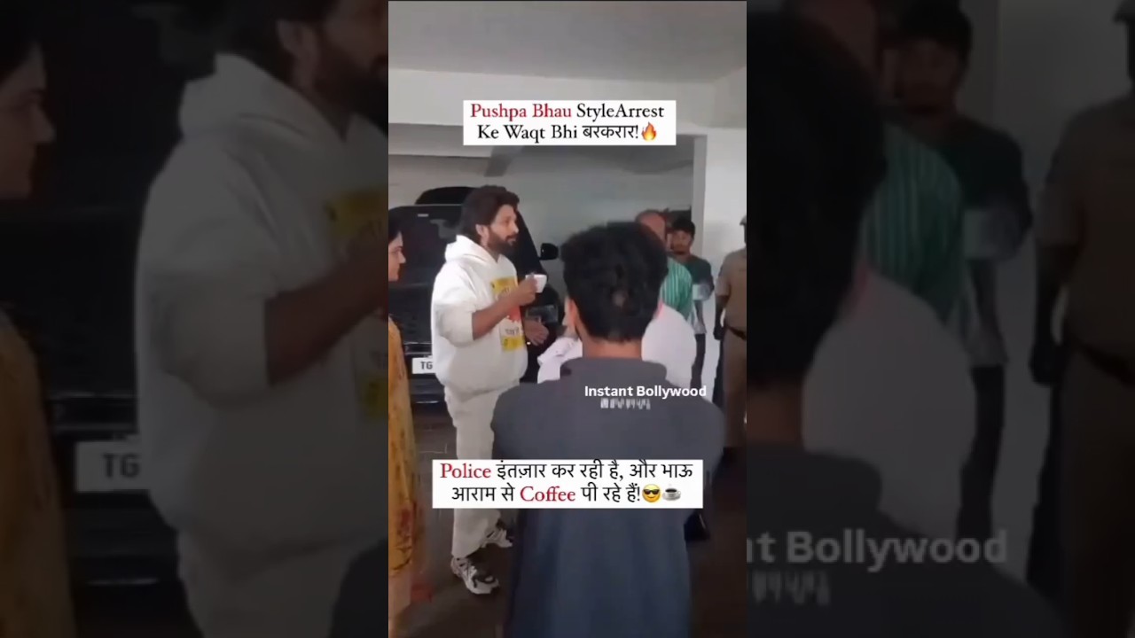 Icon Star Alluarjun Arrested🚨!! #pushpa2 #alluarjun #youtube