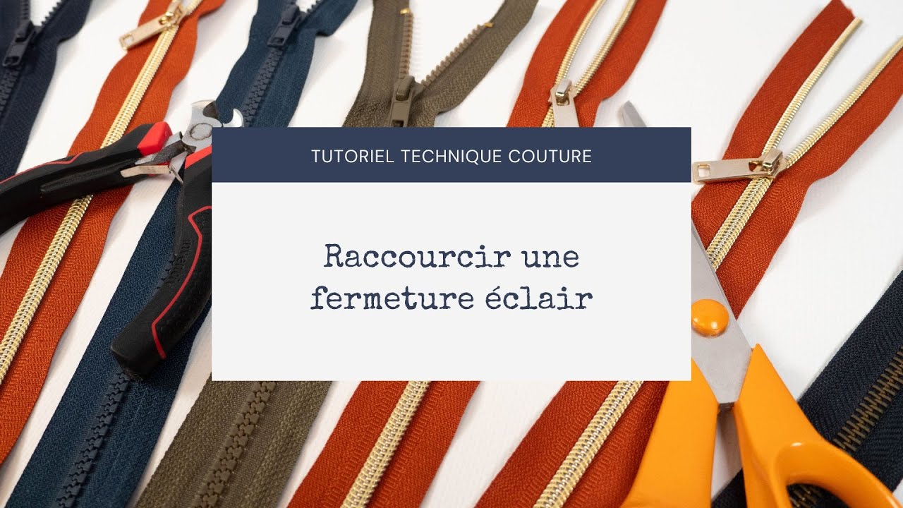 [ TUTO COUTURE ] Comment raccourcir une fermeture éclair ?