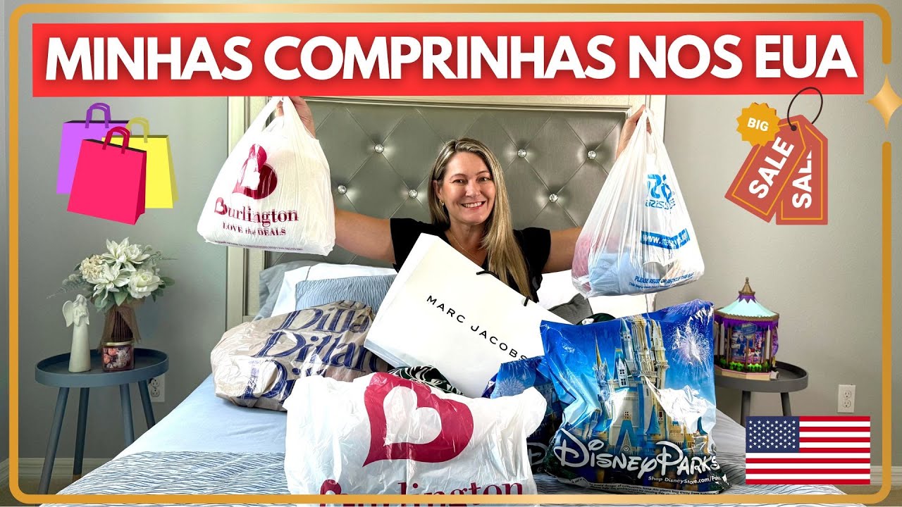 COMPRINHAS em ORLANDO: ROSS, BURLINGTON, DISNEY e LUXO por POUCO!