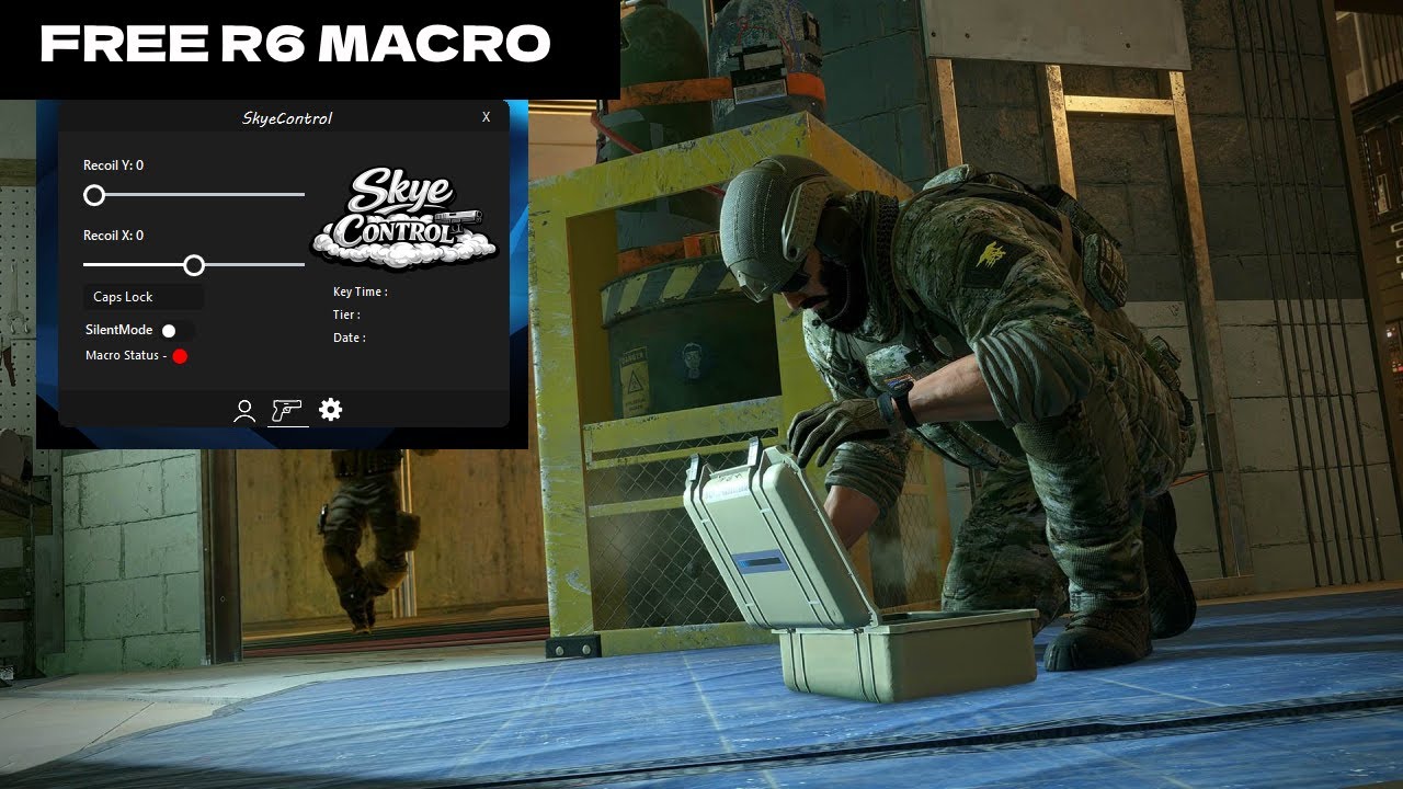 SkyeControl - Free R6 Macro! Advanced Recoil Macro! Custom Configs / Stream Proof and More!!!