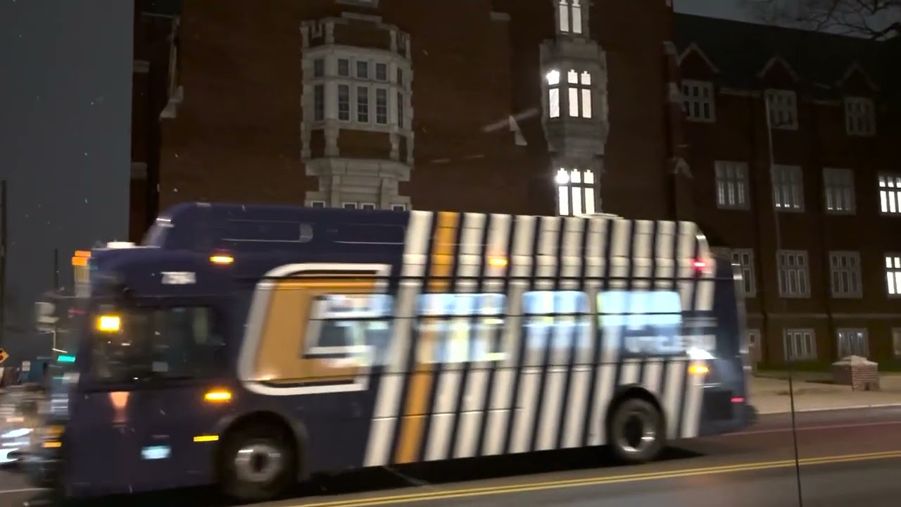 Video: Nighttime Snow at UTC