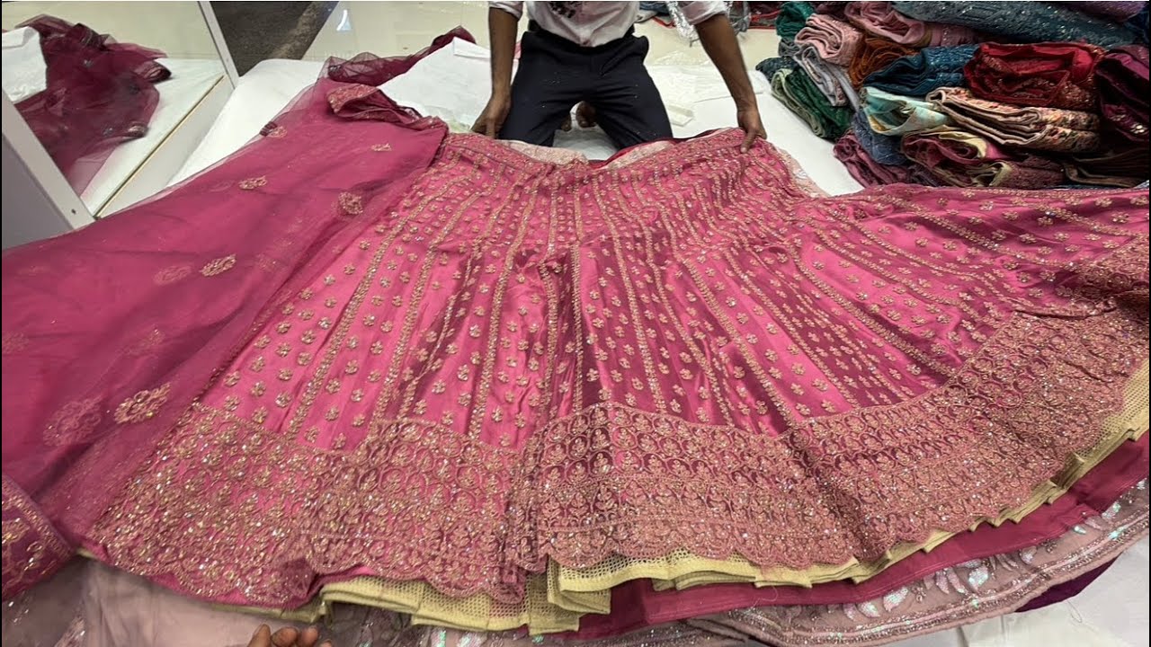 offer prices||Chickpet Bangalore wholesale Lehangas||Single piece courier available 