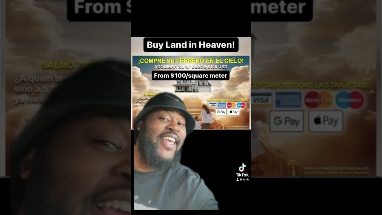 A fake #pastor selling land in #heaven #falseprophet #falsepastors not wat we believe as #christians