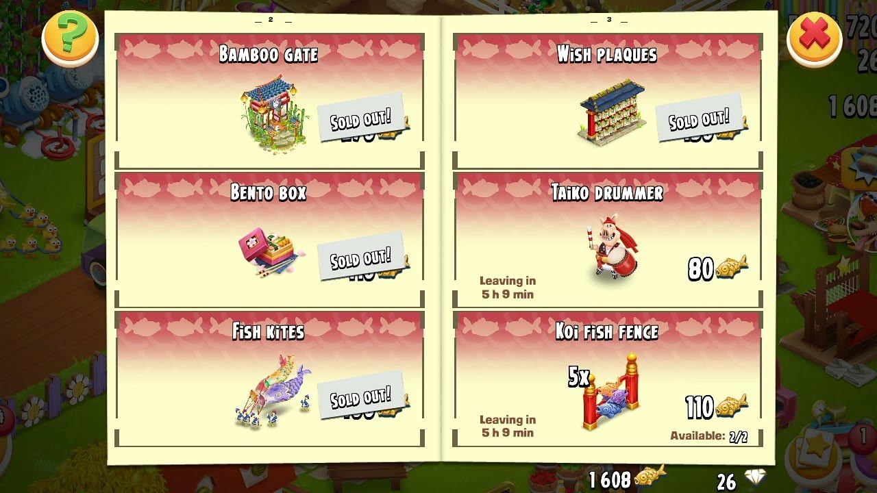 Hay Day Spending 2500 Koi Fish to Buy Decos | Sanctuary Valley | How To Play Fiesta Boats Event