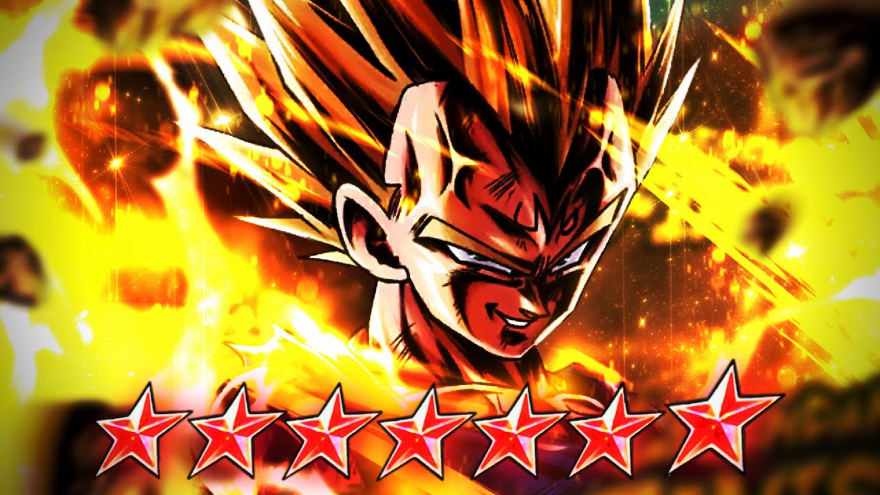 Dragon Ball Legends- ZENKAI VII, 1400%, 14* LF MAJIN VEGETA SHOWCASE!