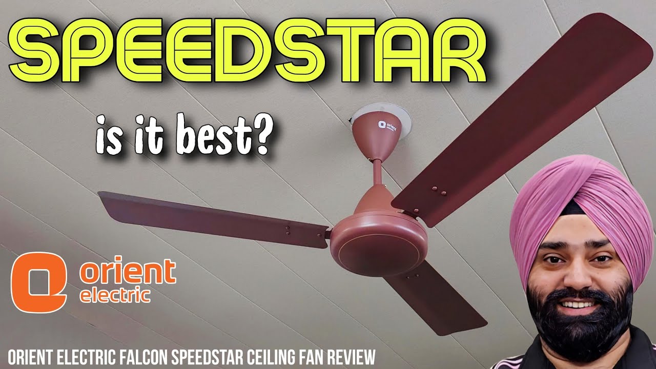 Fastest Ceiling Fan in India? Orient Electric Falcon Speedstar Fan Review 2025 | Emm Vlogs