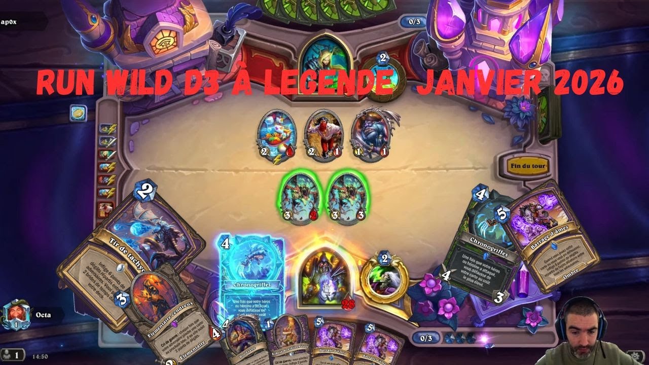 Hearthstone: Run WILD diamant 3 à légende JANVIER 2026