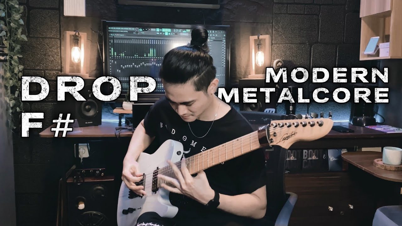 Drop F# Modern Metalcore/Djent Riff | 7 String Guitar