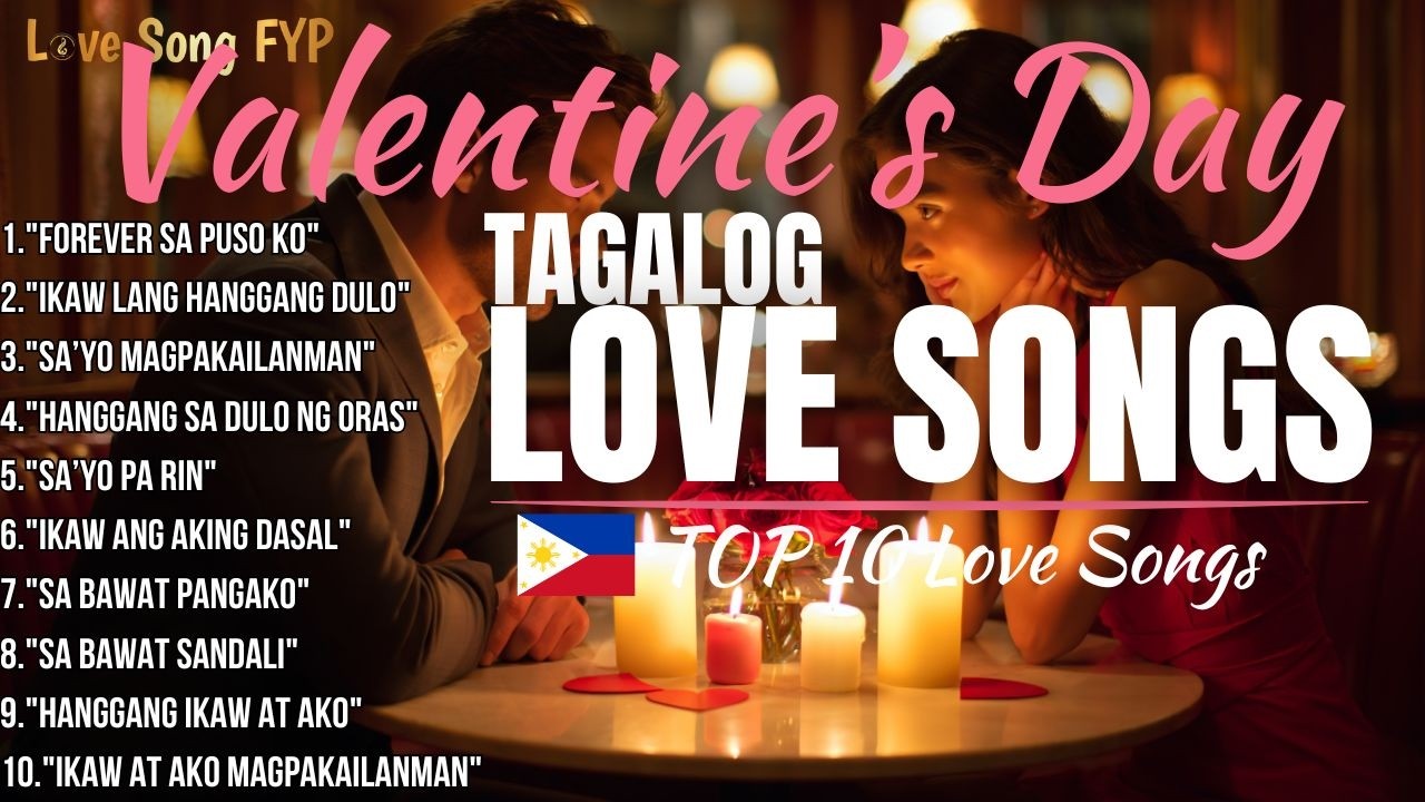 Valentine's Day 💖 Playlist Tagalog Love Songs Album 70s 80s 90s, Romantic Love Songs Playlist  | FYP