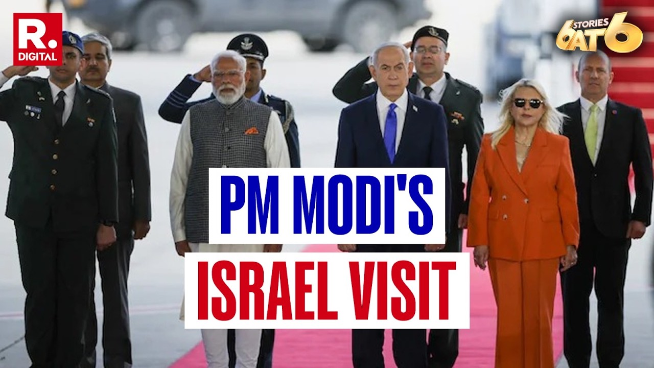 6 Stories At 6: PM Modi's Israel Visit | Trump Nukes Pakistan Claims | #JusticeForReyansh