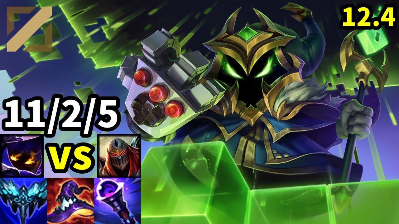 Veigar Mid vs Zed - KR Master | Patch 12.4