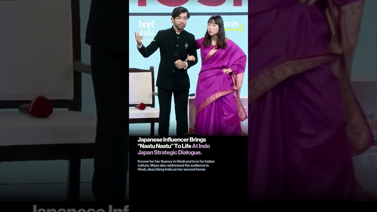 Japan's Mayo Murasaki Dances To 'Naatu Naatu' At Indo-Japan Strategic Dialogue, Wins Hearts.